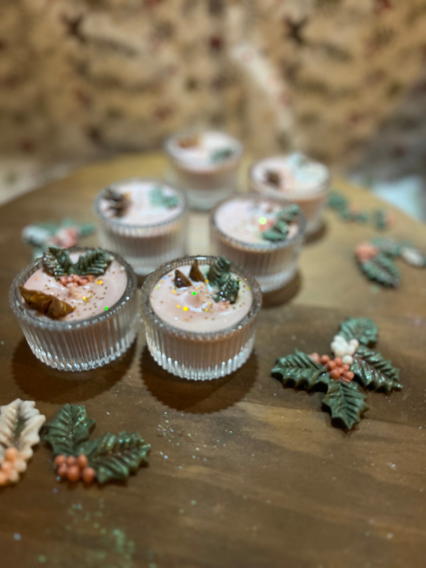 Handgemachte Duftkerze im Glas aus 100 % Sojawachs • Wiederverwendbar • Weihnachtskerze • Geschenkidee • Verschiedene Düfte