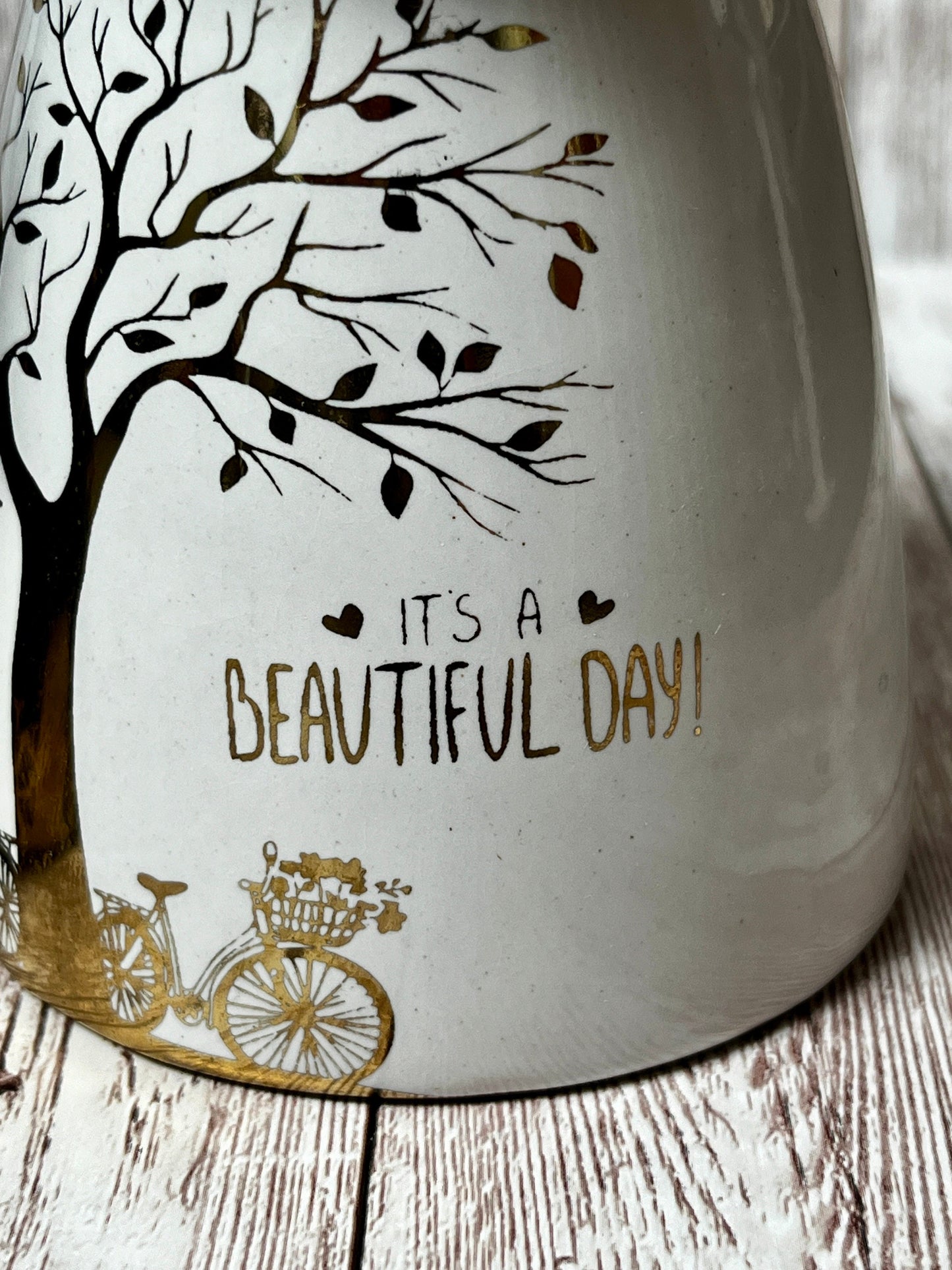 Duftlampe für Duftwachs und Duftöl • It‘s a beautiful Day • auch als Geschenk verpackt