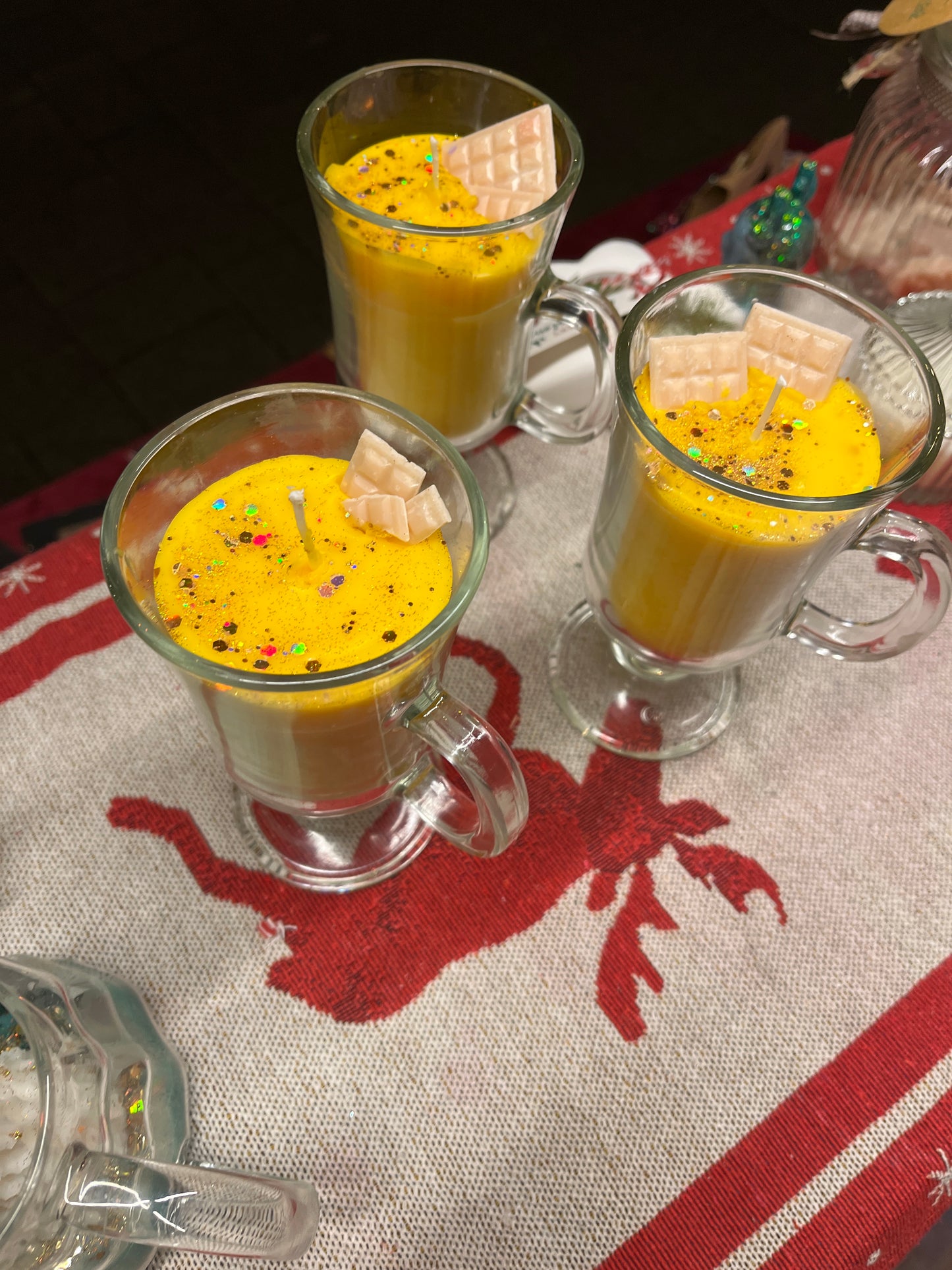 Eierlikör im Glas • Duftkerze