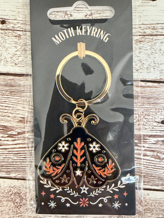 🦋 Motten-Schlüsselanhänger – Mystisch & Wunderschön