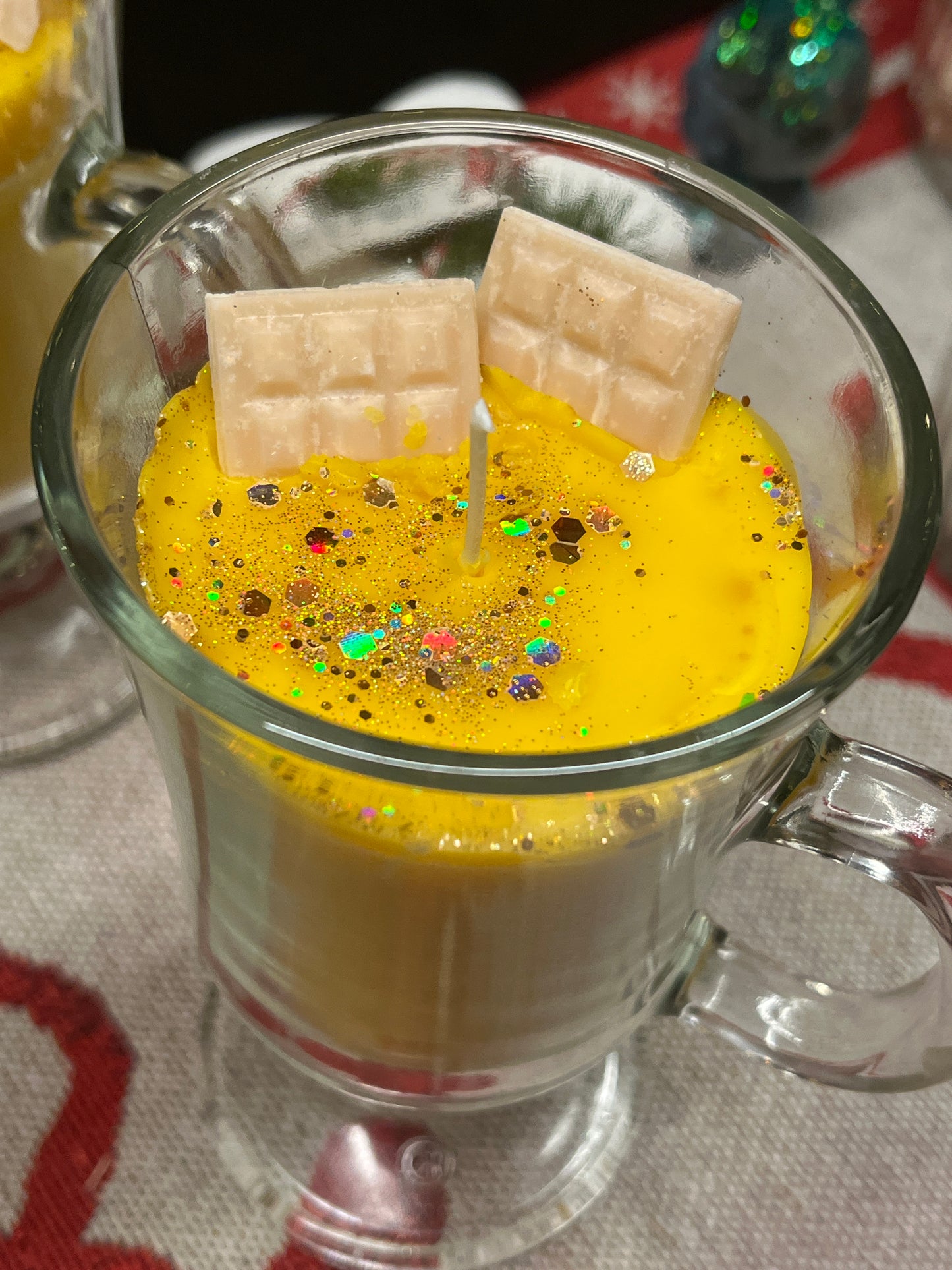 Eierlikör im Glas • Duftkerze