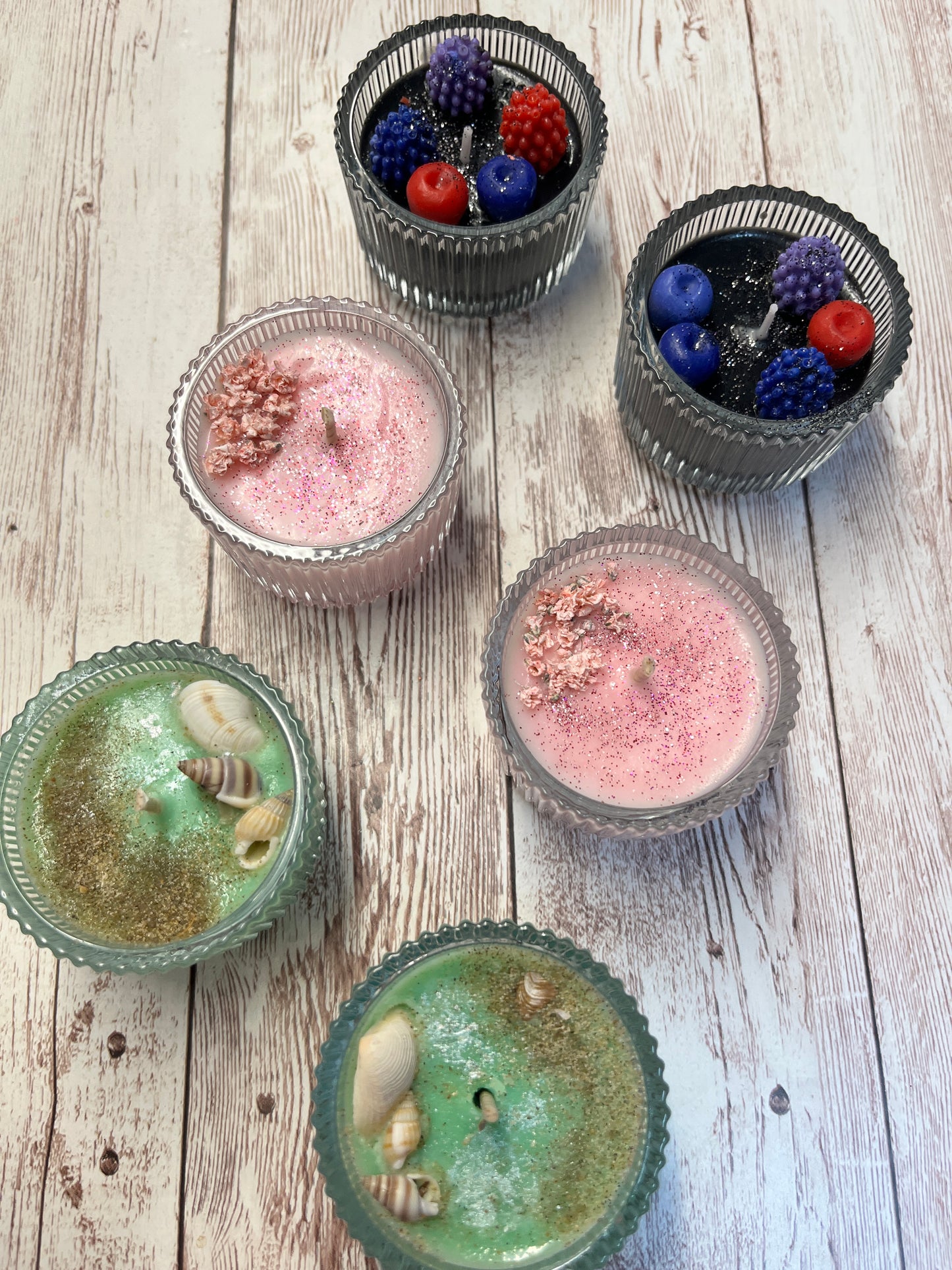 Handgemachte Duftkerze im Glas aus 100 % Sojawachs •  Wiederverwendbar • Weihnachtskerze • Geschenkidee  • Verschiedene Düfte