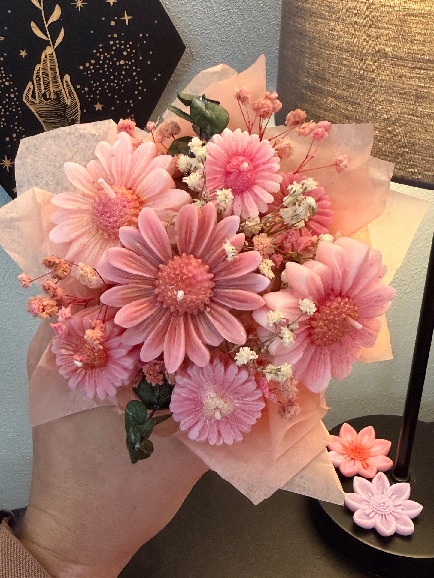 Blumenstrauß 💐 aus Kerzen