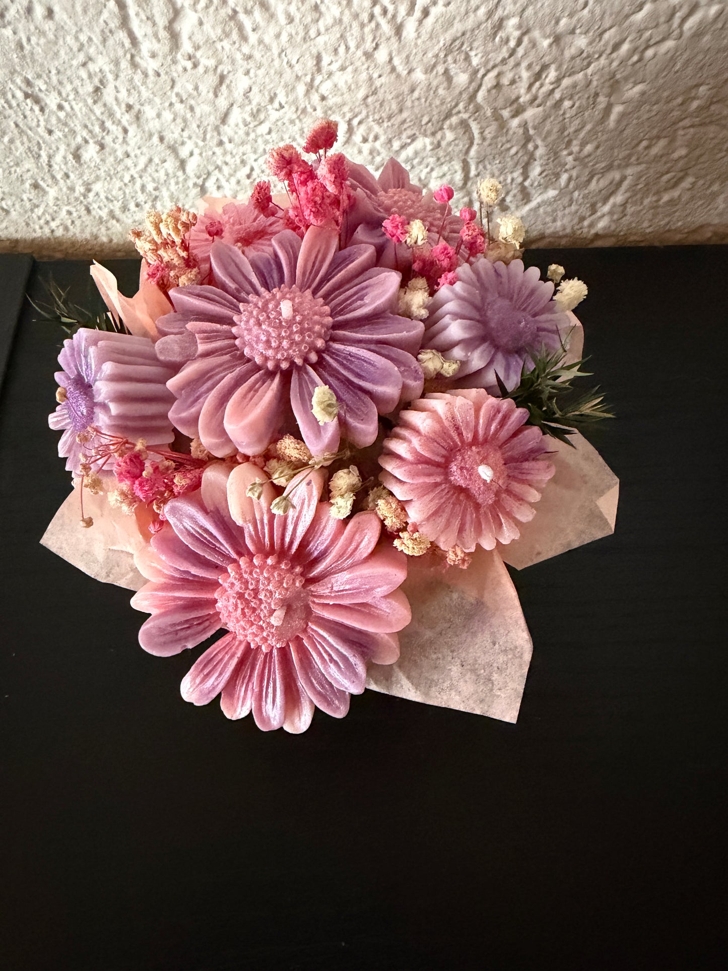 Blumenstrauß 💐 aus Kerzen