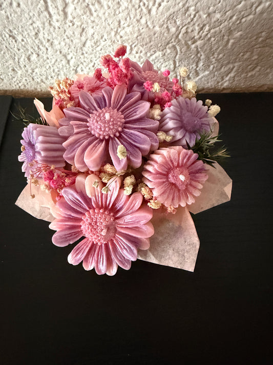 Blumenstrauß 💐 aus Kerzen