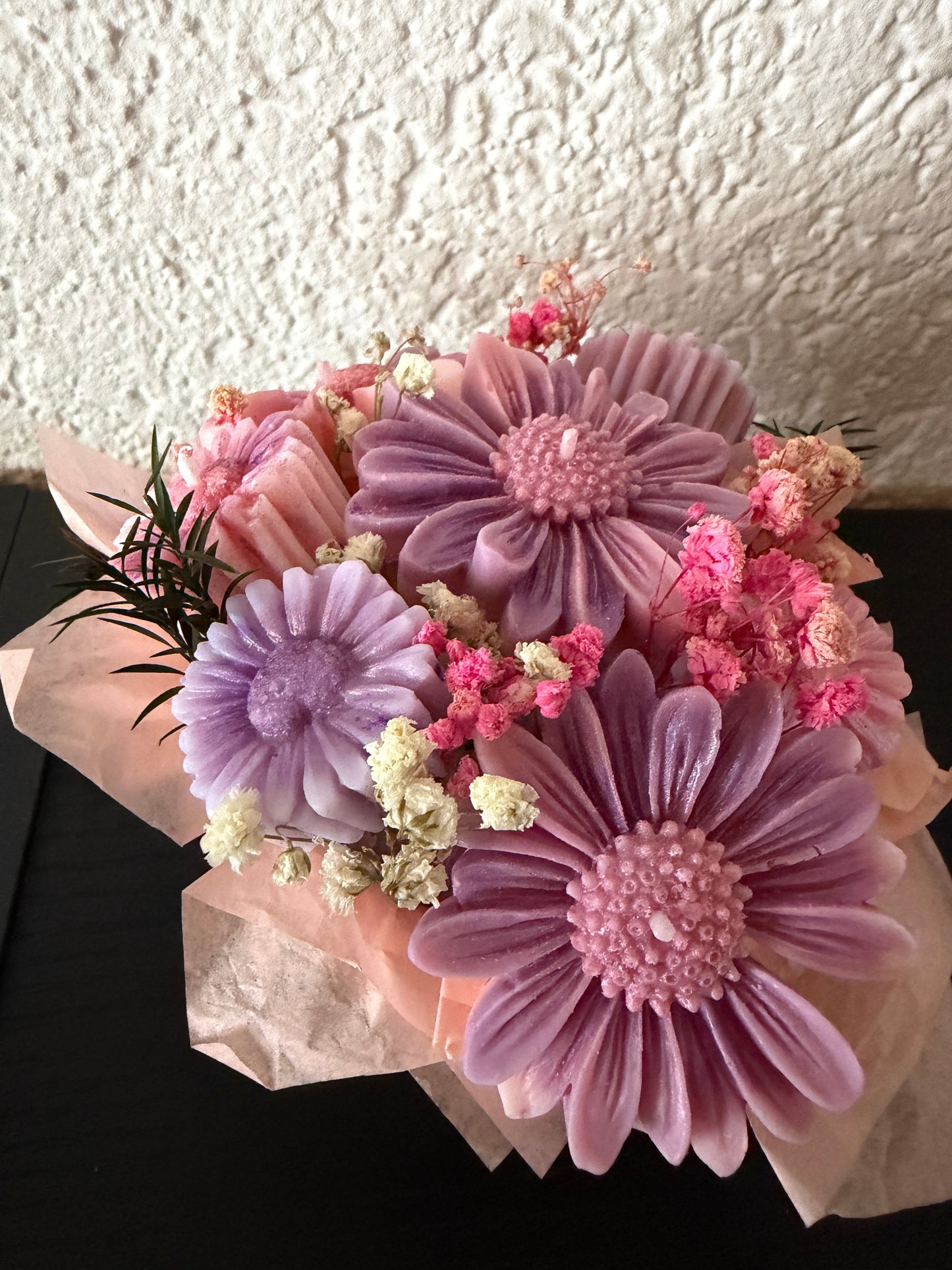 Blumenstrauß 💐 aus Kerzen