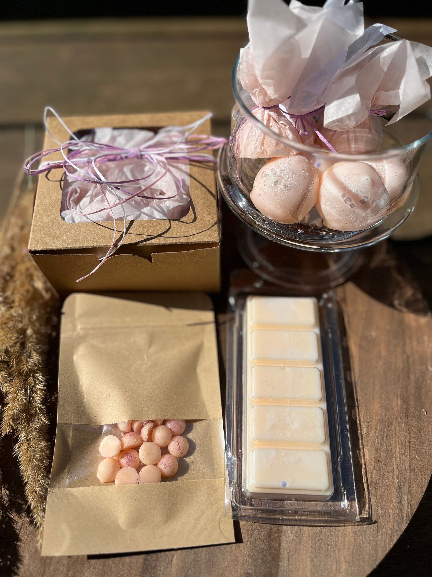Pralinenschachtel • Duftwachs • Pfirsich Flambé • Foodie •